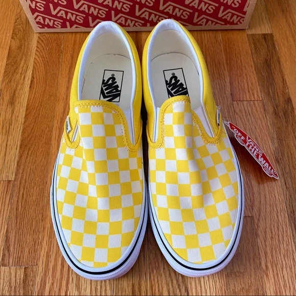 Vans Checkerboard Classic Slip On Women’s Sneakers - Picture 3 of 6